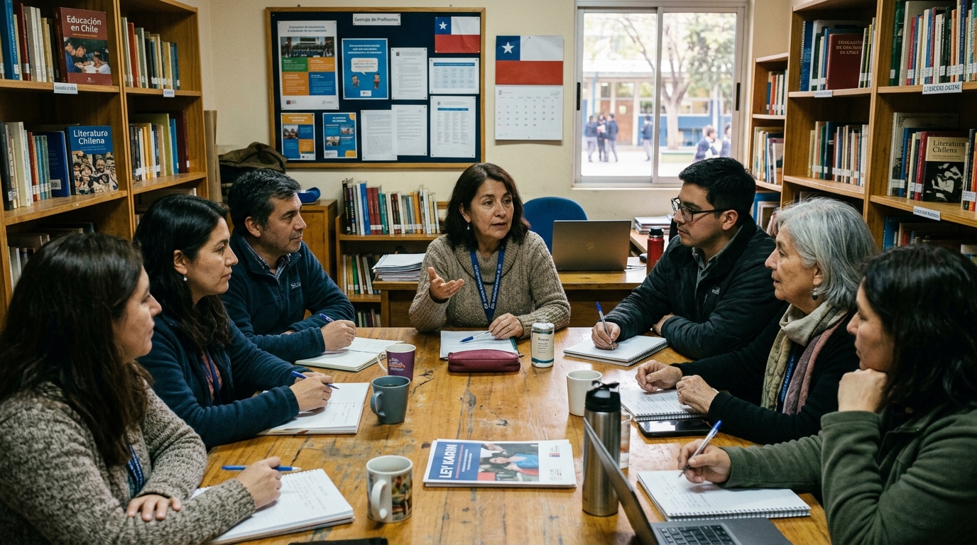 Consejo de profesores en diálogo reflexivo y colaborativo